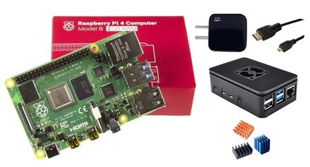 Kit Raspberry Pi 4 B 4gb + Fuente + Gabinet Fan + Hdmi + Dis   RPI0104
